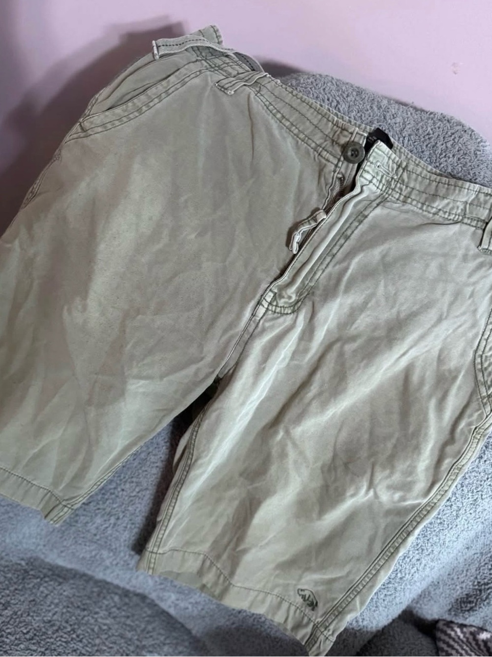 Buffalo David Bitton Men's Tan Cargo Shorts